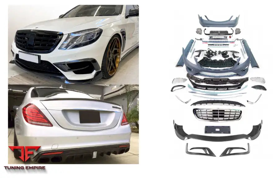 MERCEDES BENZ S-CLASS W222 S63 AMG + B700 STYLE BODY KIT 2014-2017Y