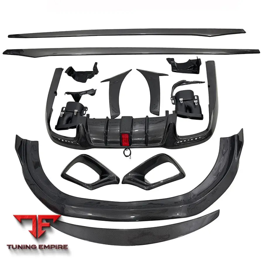 MERCEDES BENZ S CLASS W222 S63 AMG CARBON FIBER AERODYNAMIC KIT