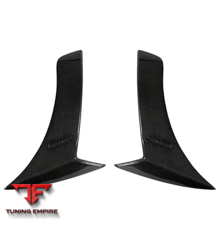 MERCEDES BENZ S CLASS W222 S63/S65 CARBON FIBER SIDE FENDER FIN TRIMS SPLITTER