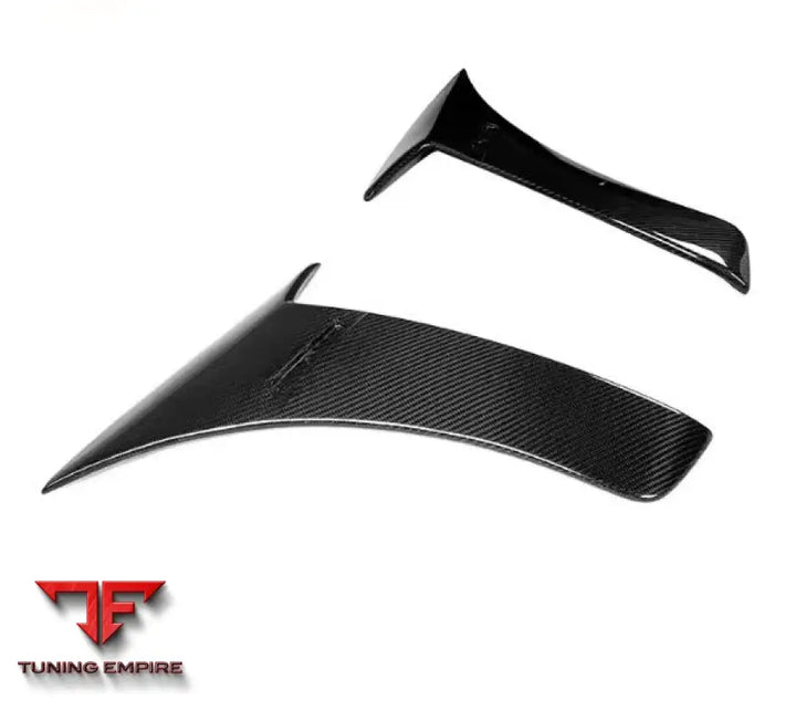 MERCEDES BENZ S CLASS W222 S63/S65 CARBON FIBER SIDE FENDER FIN TRIMS SPLITTER