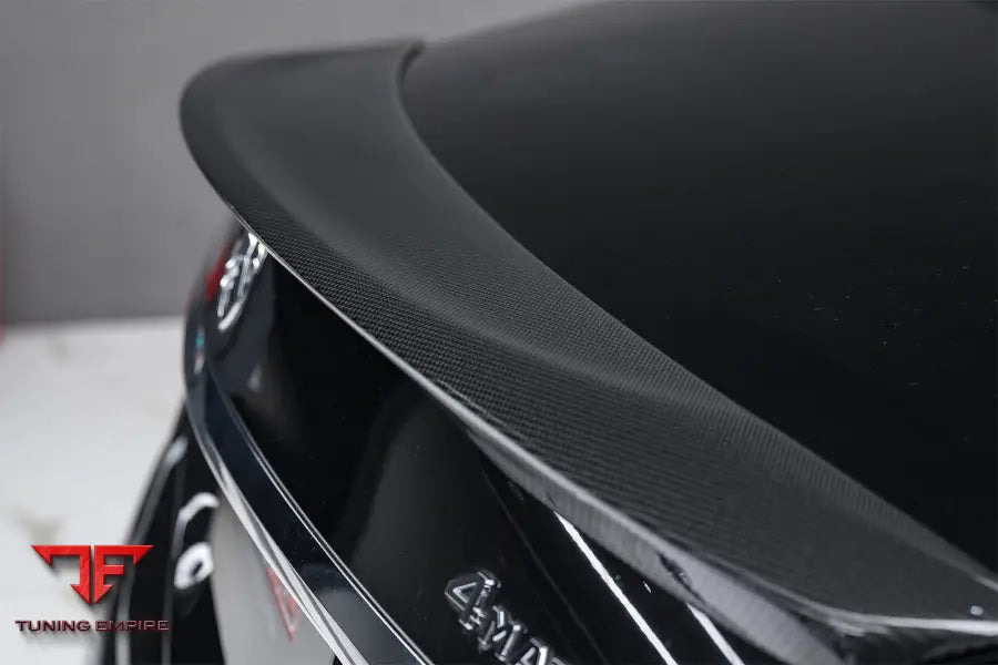 MERCEDES BENZ S CLASS W222 SEDAN S63 S65 AMG RT STYLE CARBON FIBER TRUNK SPOILER BSD