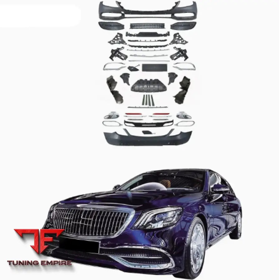 MERCEDES BENZ S CLASS W222 UPGRADE W222 MAYBACH BODY KIT