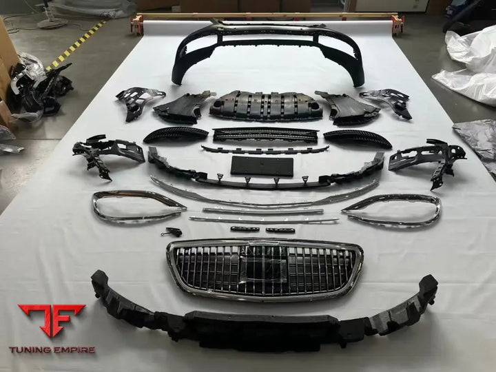 MERCEDES BENZ S CLASS W222 UPGRADE TO W222 MAYBACH BODY KIT