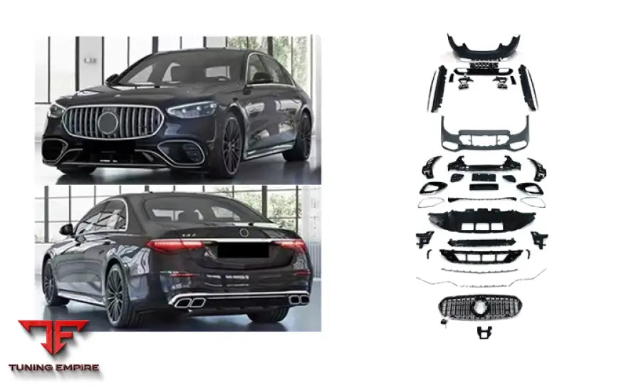MERCEDES BENZ S-CLASS W223 UPGRADE TO S63 AMG STYLE BODY KIT 2020 + 