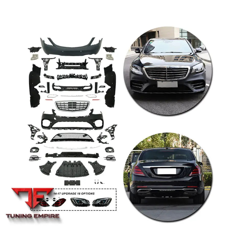 MERCEDES-BENZ S(W222) UPGRADE TO S450 BODY KIT 2018-2020Y