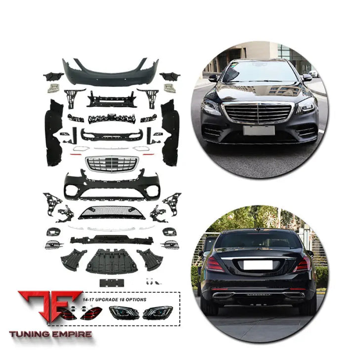 MERCEDES-BENZ S(W222) UPGRADE TO S450 BODY KIT 2018-2020Y