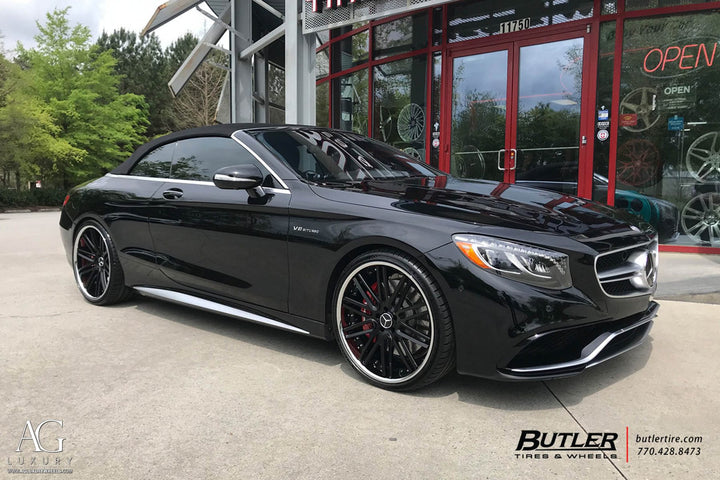 Mercedes-Benz S550 Cabriolet on custom forged wheels
