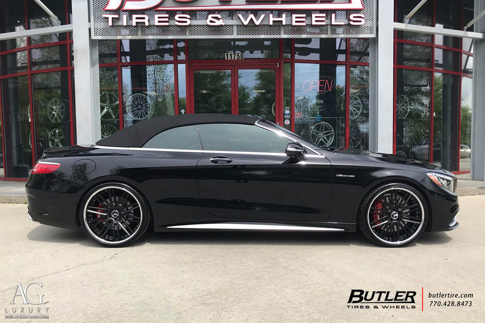 Mercedes-Benz S550 Cabriolet on custom forged wheels