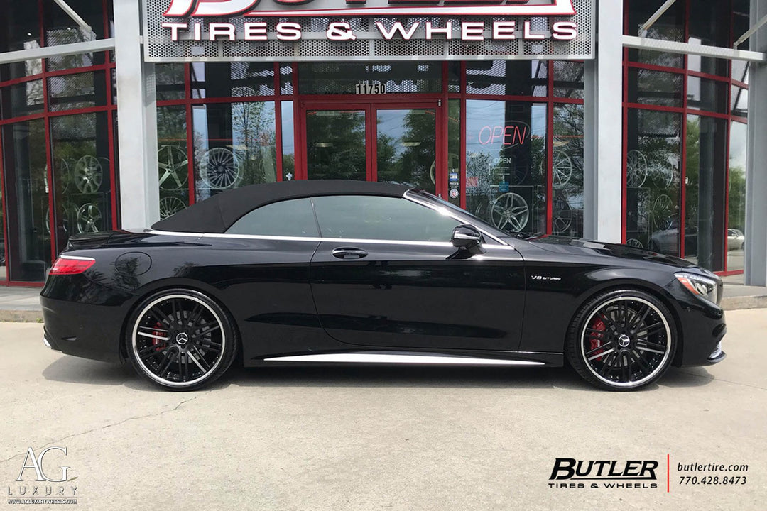 Mercedes-Benz S550 Cabriolet on custom forged wheels