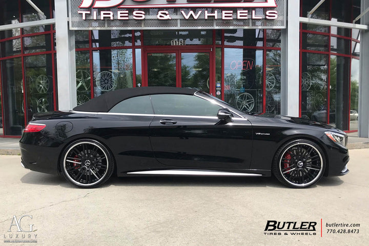Mercedes-Benz S550 Cabriolet on custom forged wheels