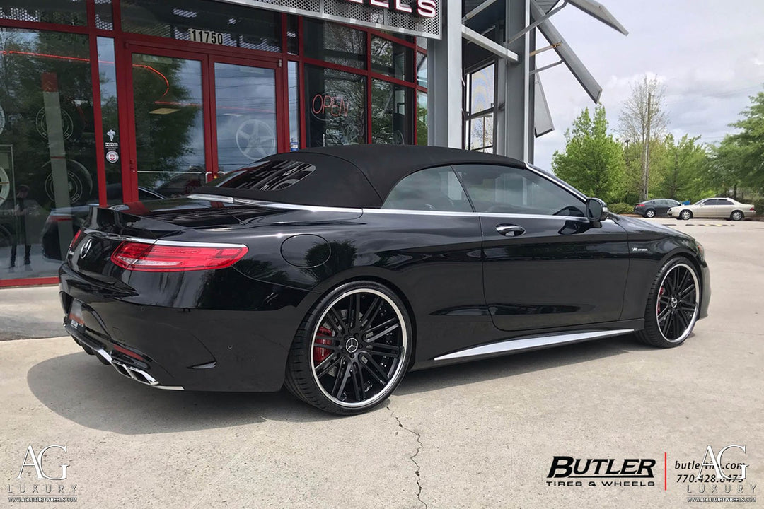 Mercedes-Benz S550 Cabriolet on custom forged wheels