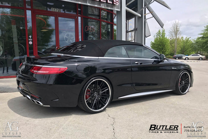 Mercedes-Benz S550 Cabriolet on custom forged wheels