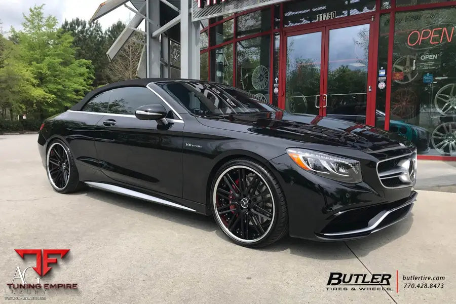 Mercedes-Benz S550 Cabriolet on custom forged wheels