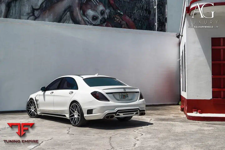 Mercedes-Benz S550 on custom forged wheels