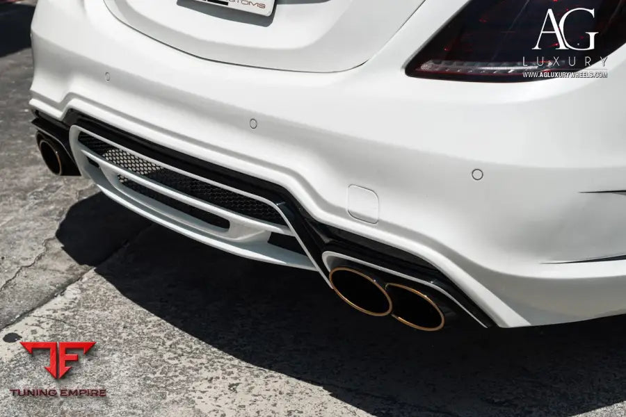 Mercedes-Benz S550 on custom forged wheels