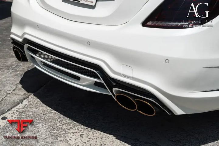 Mercedes-Benz S550 on custom forged wheels