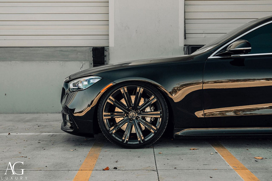 Mercedes-Benz S580 on custom forged wheels