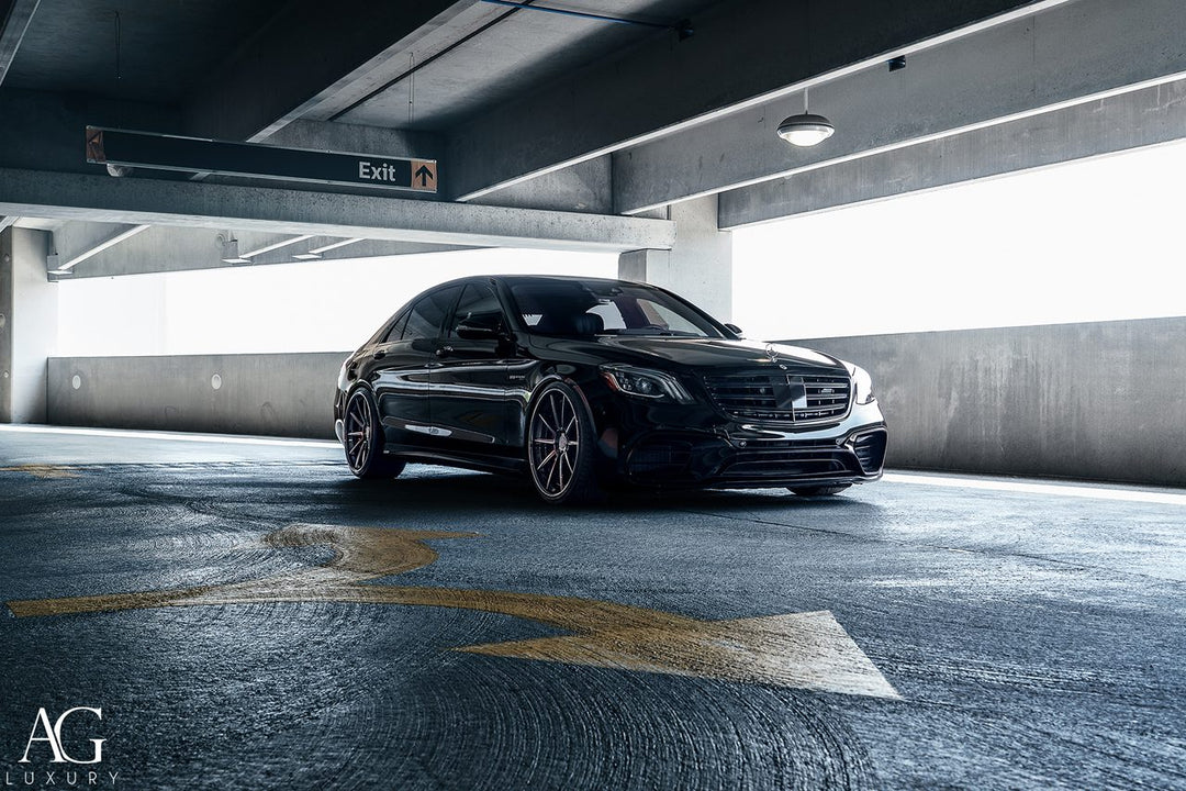 Mercedes-Benz S63 AMG on custom forged wheels