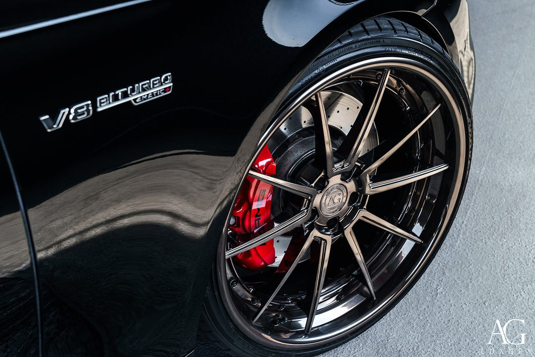 Mercedes-Benz S63 AMG on custom forged wheels