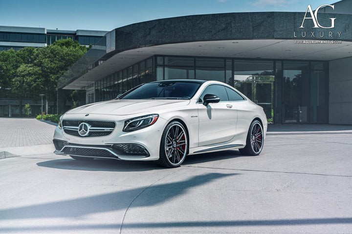 Mercedes-Benz S63 AMG Coupe on custom forged wheels