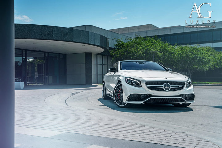 Mercedes-Benz S63 AMG Coupe on custom forged wheels