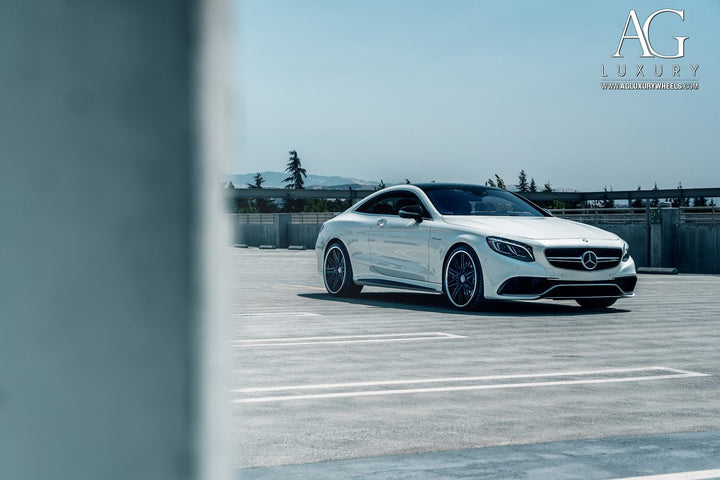 Mercedes-Benz S63 AMG Coupe on custom forged wheels