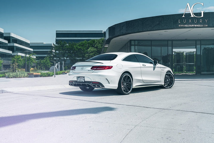 Mercedes-Benz S63 AMG Coupe on custom forged wheels