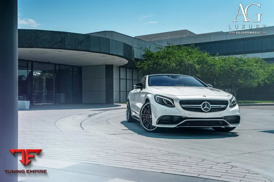 Mercedes-Benz S63 AMG Coupe on custom forged wheels