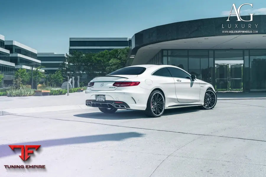 Mercedes-Benz S63 AMG Coupe on custom forged wheels