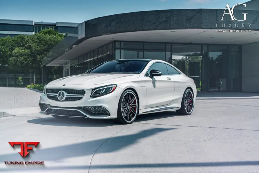 Mercedes-Benz S63 AMG Coupe on custom forged wheels