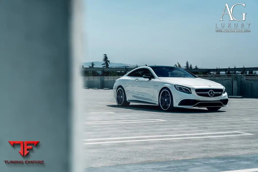 Mercedes-Benz S63 AMG Coupe on custom forged wheels