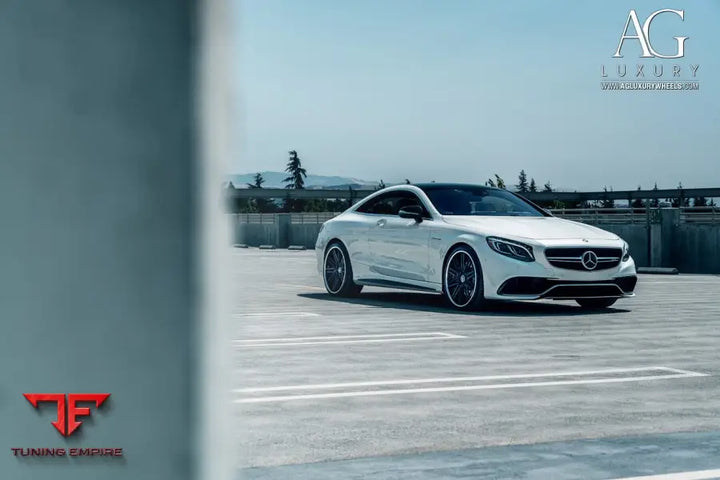 Mercedes-Benz S63 AMG Coupe on custom forged wheels