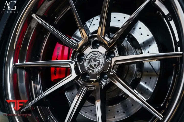 Mercedes-Benz S63 AMG on custom forged wheels