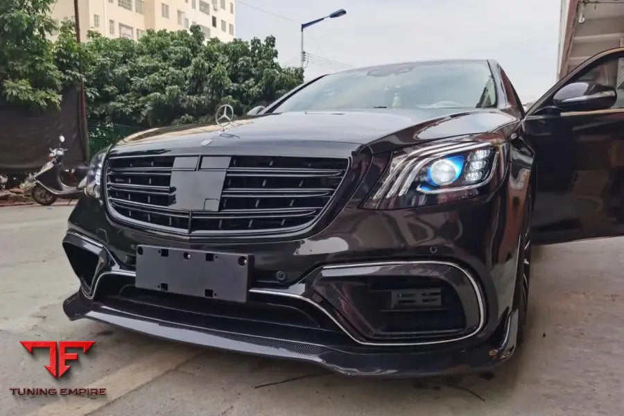 MERCEDES-BENZ S63 W222 SEDAN BRS STYLE FRONT LIP BSD