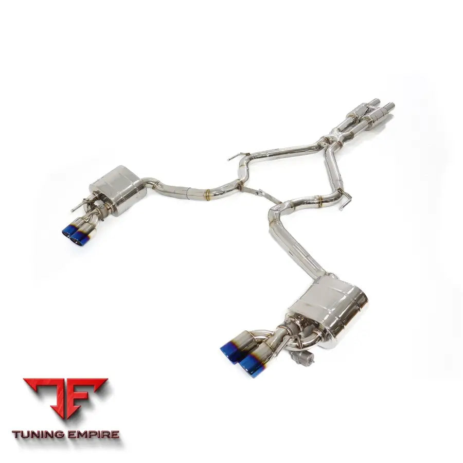 MERCEDES BENZ SL-CLASS R230 SL500 5.5L STAINLESS STEEL CATBACK RAZOR EXHAUST WITH MUFFLER VALVE