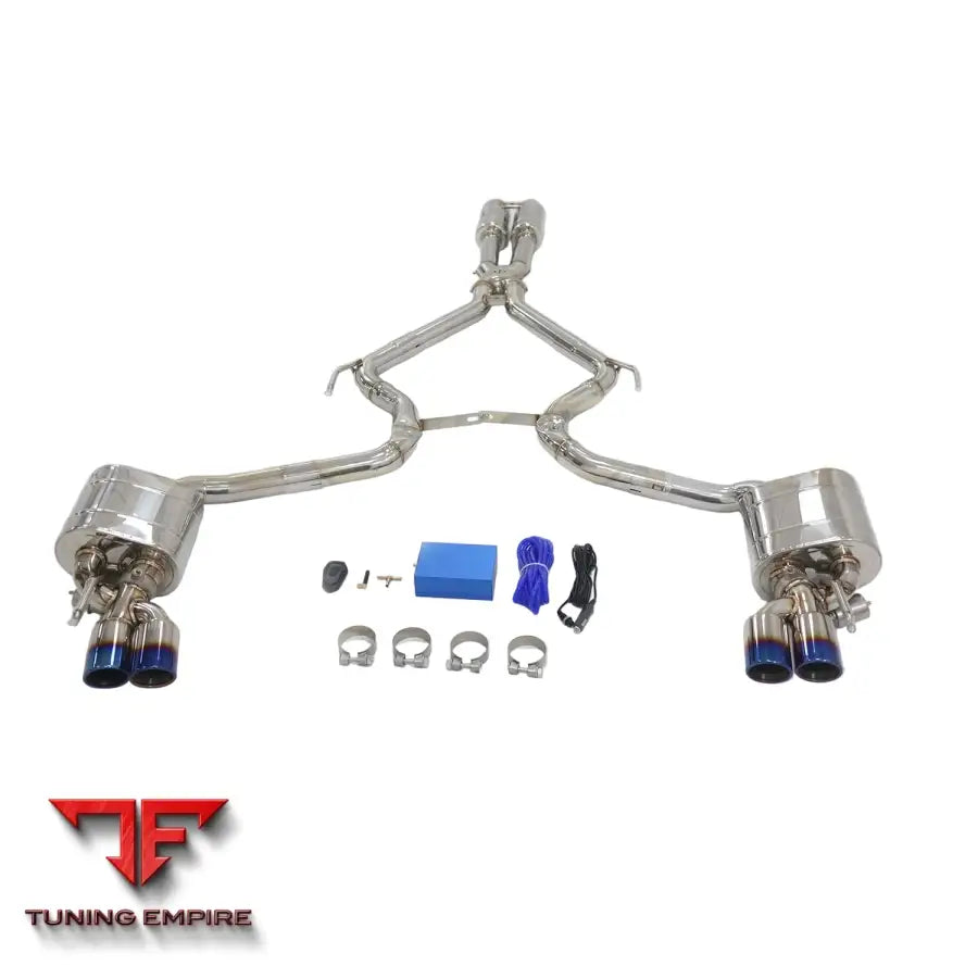 MERCEDES BENZ SL-CLASS R230 SL500 5.5L STAINLESS STEEL CATBACK RAZOR EXHAUST WITH MUFFLER VALVE