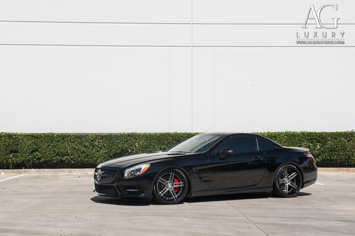 Mercedes-Benz SL550 on custom forged wheels