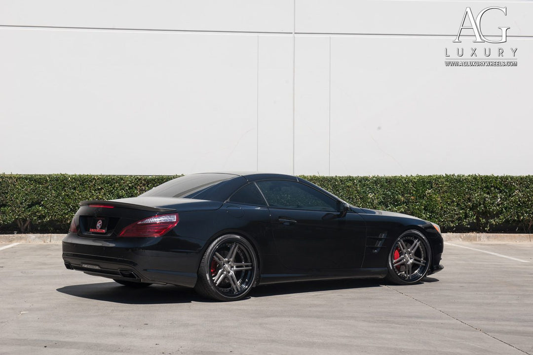 Mercedes-Benz SL550 on custom forged wheels