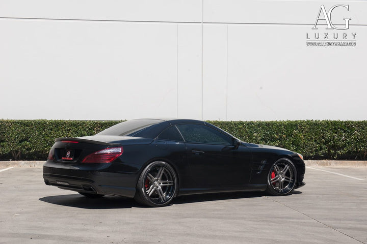 Mercedes-Benz SL550 on custom forged wheels