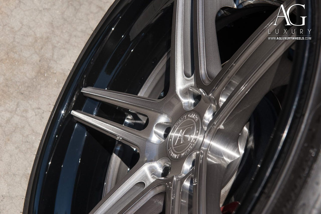 Mercedes-Benz SL550 on custom forged wheels