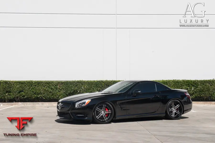 Mercedes-Benz SL550 on custom forged wheels