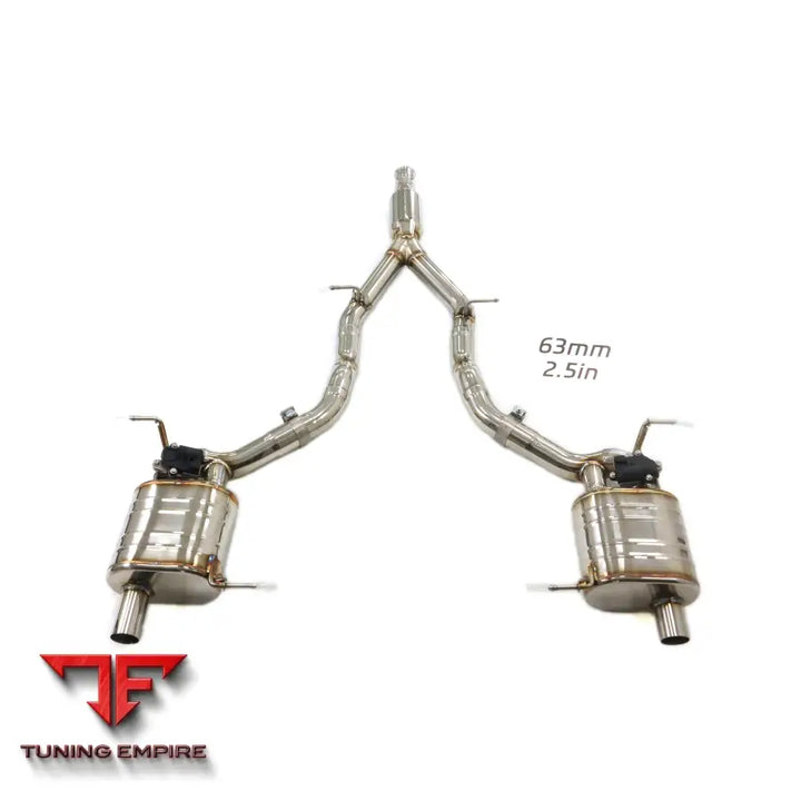 MERCEDES BENZ SLK-CLASS SLK200 R230 STAINLESS STEEL CATBACK RAZOR EXHAUST WITH MUFFLER VALVE