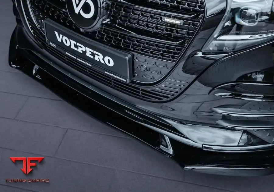 Mercedes-Benz V-Class carbon front lip detail