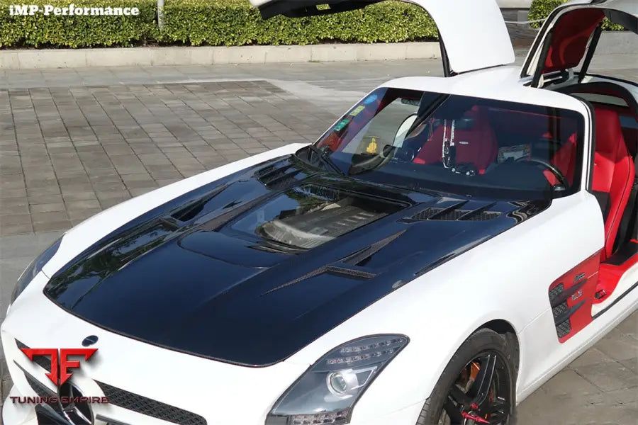 MERCEDES BENZ W197 SLS AMG IMP PERFORMANCE CARBON FIBER HOOD BSD