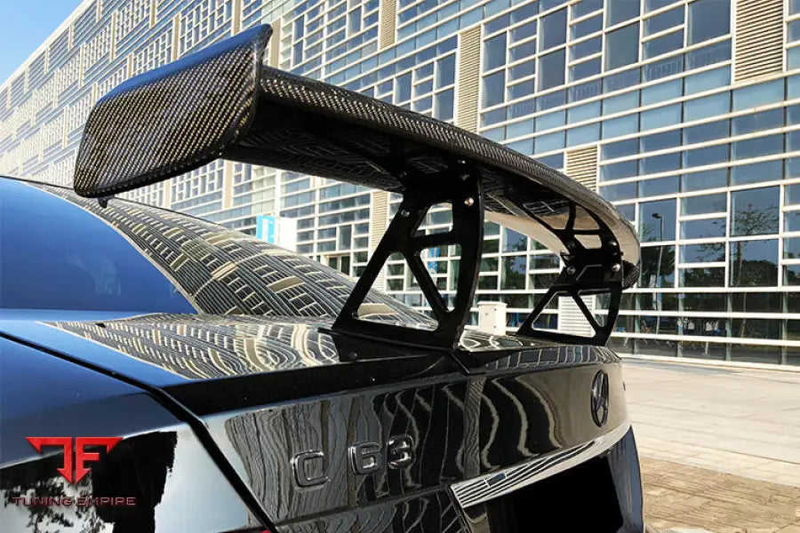 MERCEDES BENZ W204 C CLASS C63 AMG COUPE BKSS STYLE CARBON FIBER TRUNK SPOILER BSD