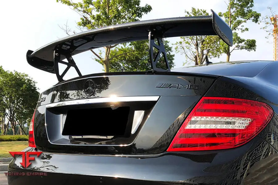 MERCEDES BENZ W204 C CLASS C63 AMG COUPE BKSS STYLE CARBON FIBER TRUNK SPOILER BSD