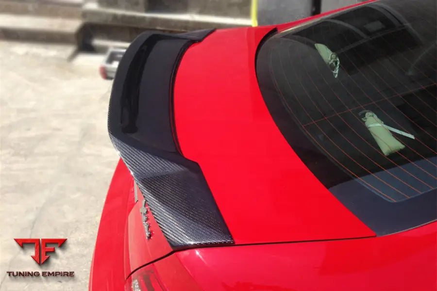 MERCEDES BENZ W204 C CLASS C63 AMG COUPE RT STYLE CARBON FIBER TRUNK SPOILER BSD