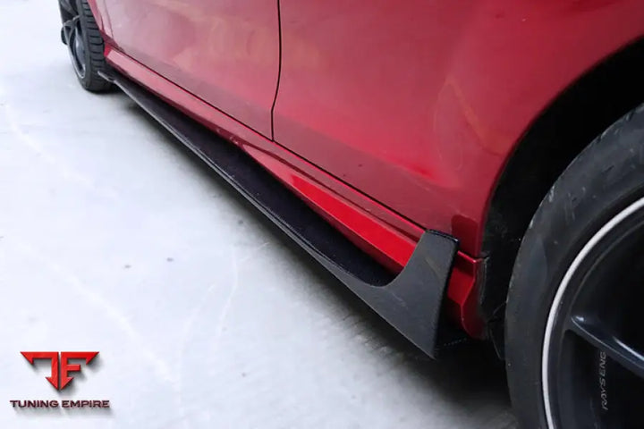 MERCEDES BENZ W204 C CLASS COUPE DP STYLE CARBON FIBER SIDE SKIRTS UNDER BOARD BSD