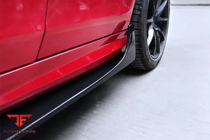 MERCEDES BENZ W204 C CLASS COUPE DP STYLE CARBON FIBER SIDE SKIRTS UNDER BOARD BSD