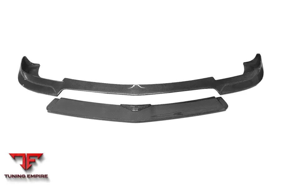 MERCEDES BENZ W204 C63 AMG RZ STYLE CARBON FIBER FRONT LIP BSD